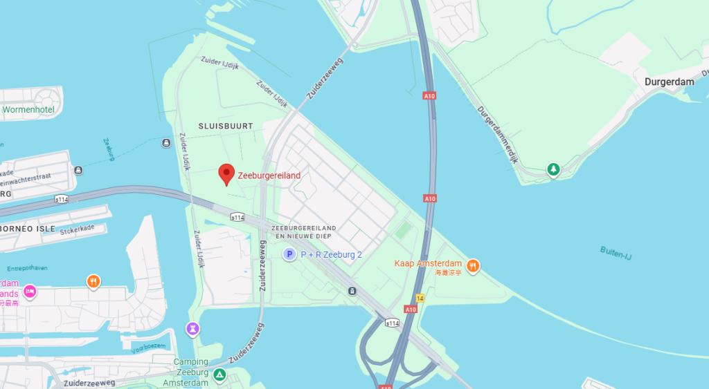 Zeeburgereiland是荷蘭北荷蘭省阿姆斯特丹東側的一個三角形島嶼。