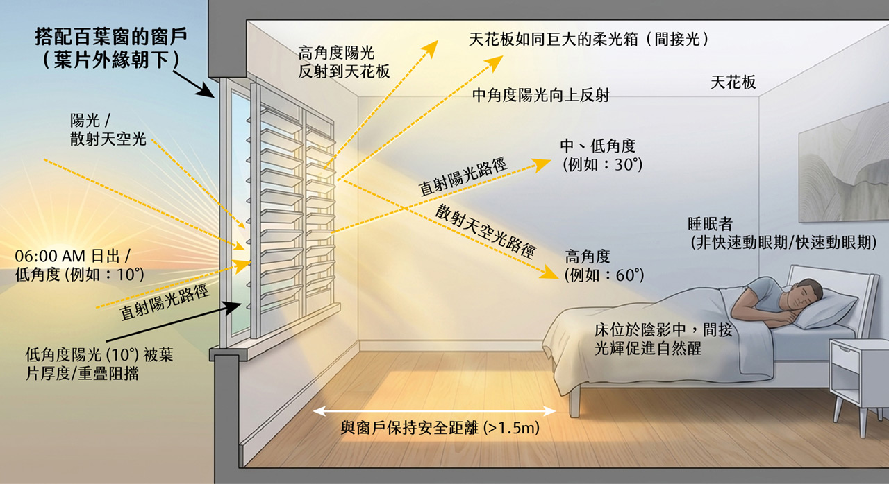 在所有實務操作中，我們建議「前緣（室外側）下掀」的角度。