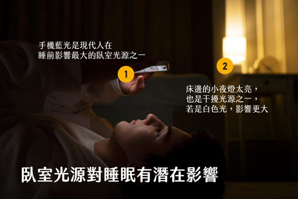 睡醒覺得累?快檢查臥室光線,開燈睡覺(小夜燈也會)增加肥胖與癌症風險 9 臥室光源對睡眠有潛在影響
